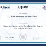 Ali Mohammadioun - Alison Interconnecting Cisco Network Devices