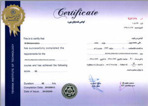 Ali Mohammadioun - Tehran Institute of Technology - Mikrotik certified network associate