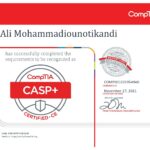 Ali Mohammadioun - CompTIA - CASP+