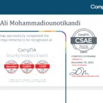 Ali Mohammadioun - CompTIA - CSAE